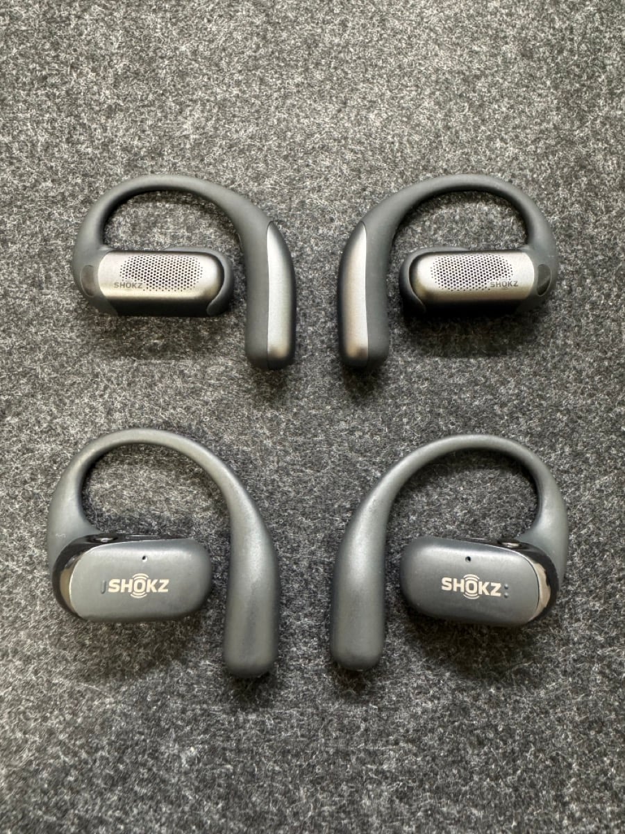 OpenFit ProとOpenFit 2の中身を並べた比較